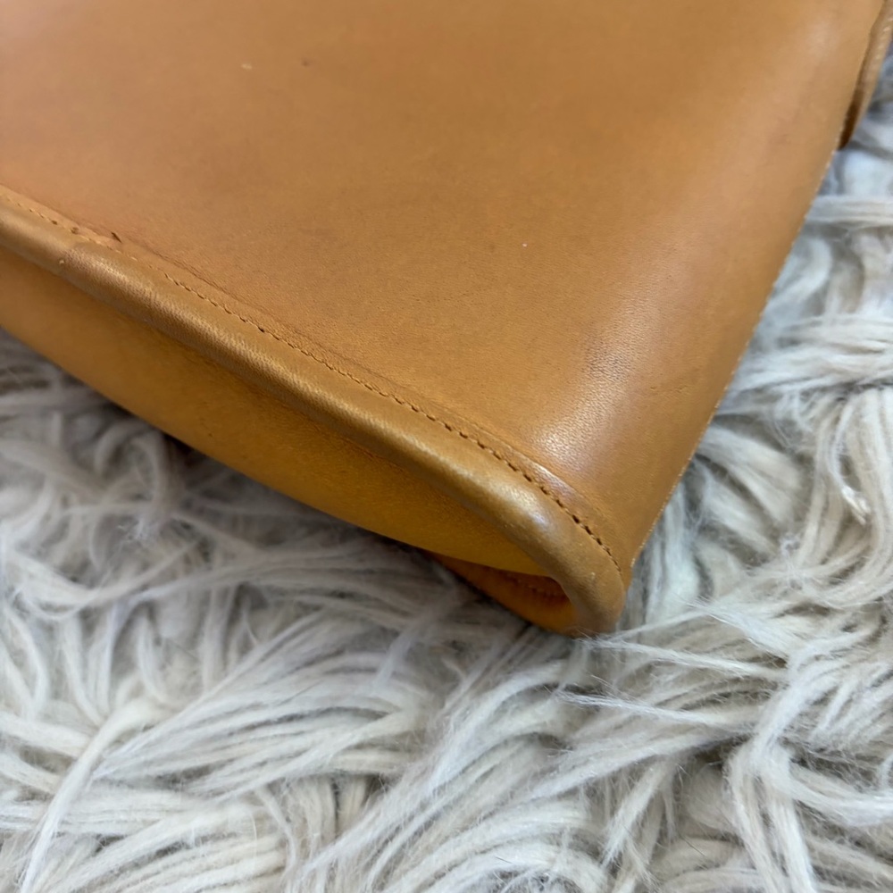 Vintage Coach Camel Tan Tango Crossbody Bag 9049 - Picture 7 of 11